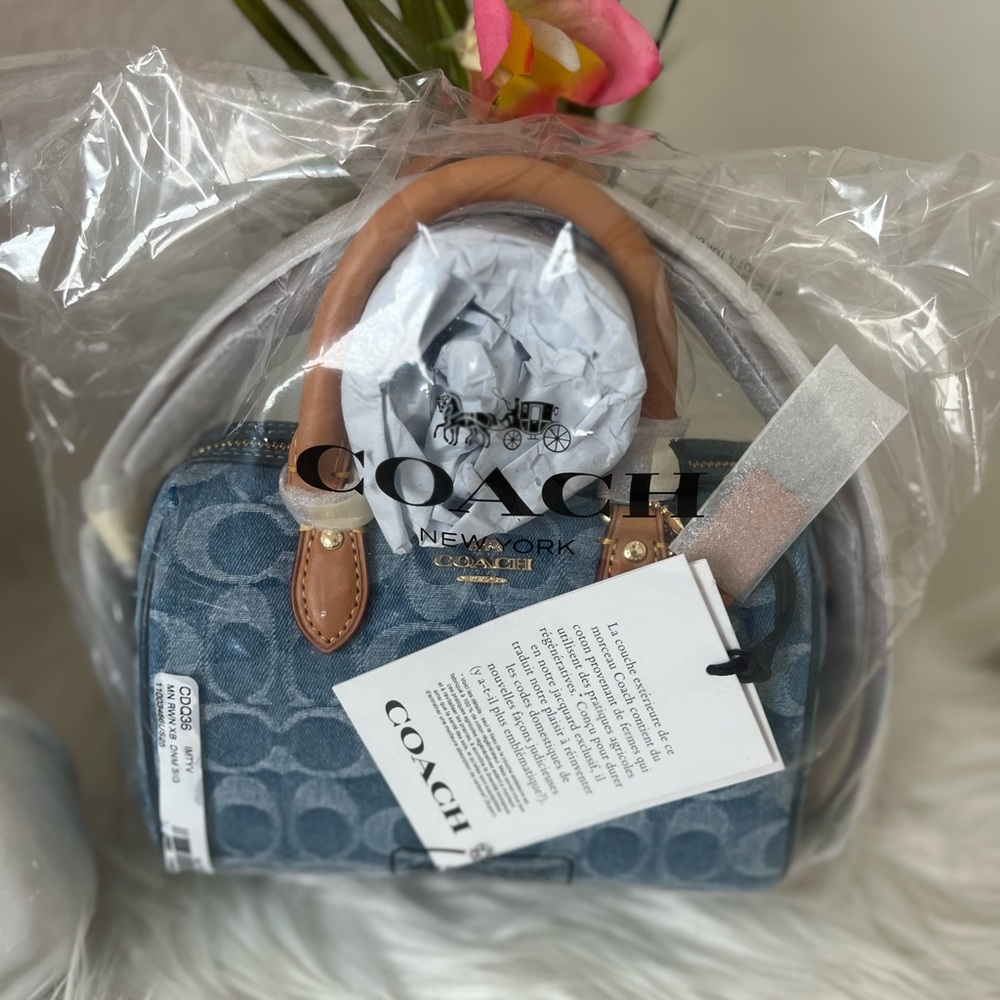 Coach Denim mini Rowan - Picture 9 of 10